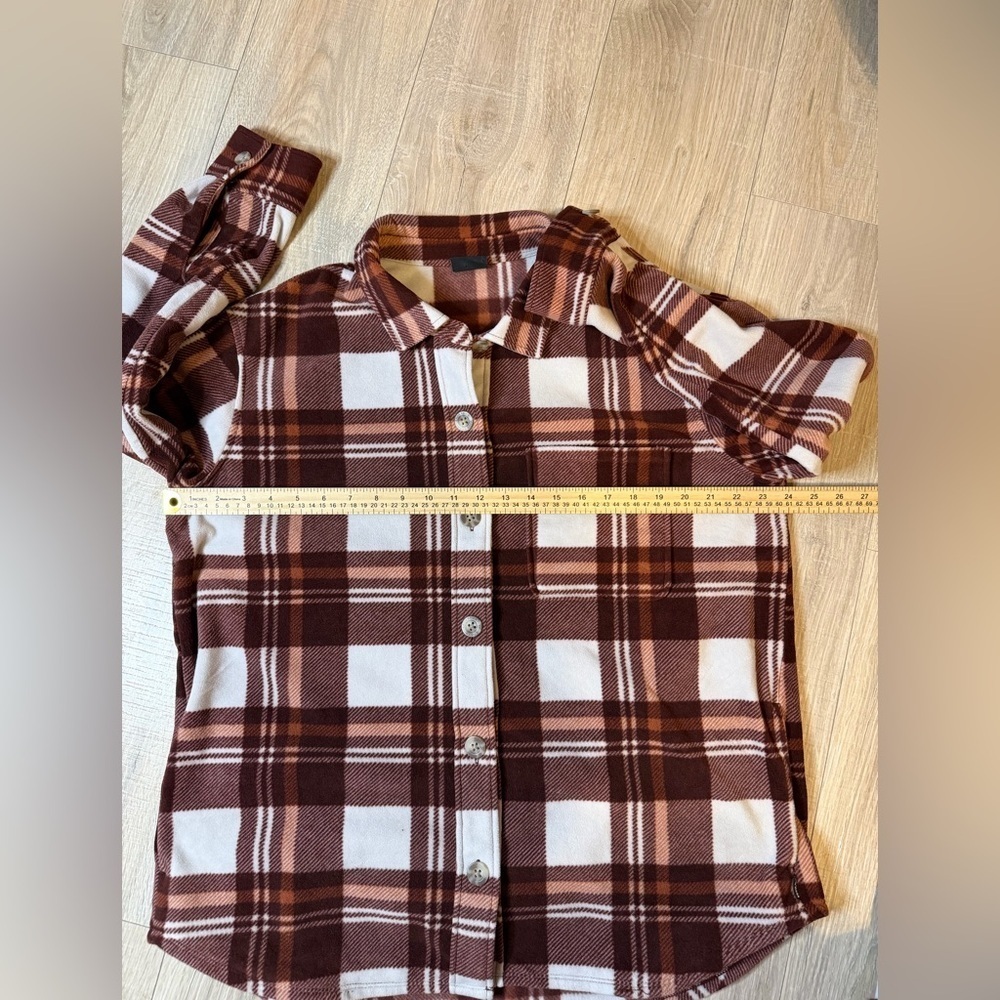 Eddie Bauer microfleece button up women’s size L - Picture 8 of 11